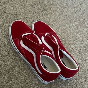Red Vans, Size 13